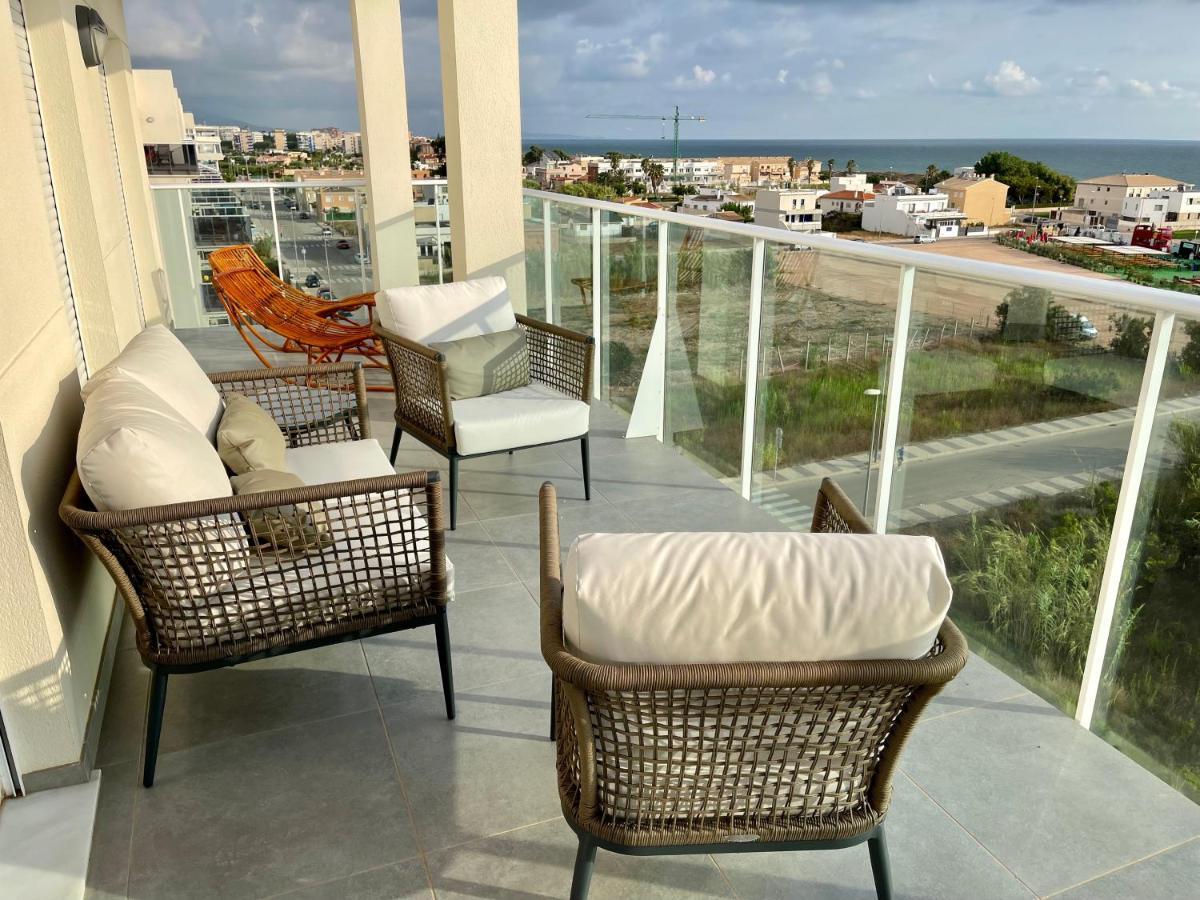 Beautiful Penthouse With Pool And Wonderful Beach View Oliva Buitenkant foto